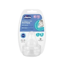Chicco Physio Tetinas Silicone Fluxo Rápido 4M+
