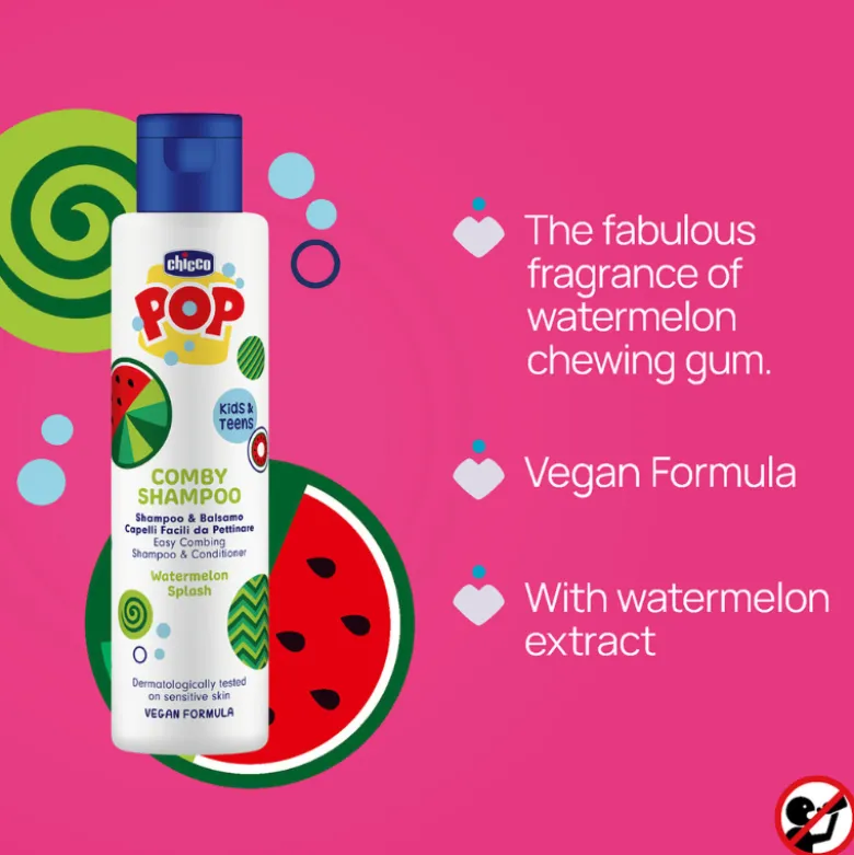 Chicco Pop Champô & Condicionador Melancia 250ml