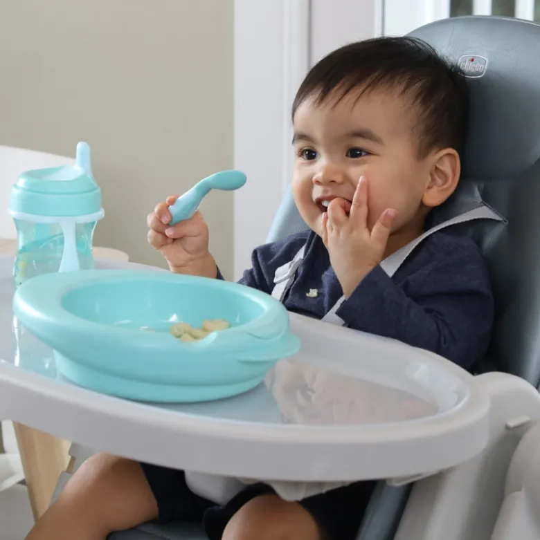 Chicco Primeira Colher Azul 8M+