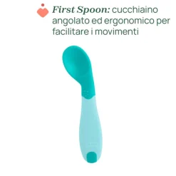 Chicco Primeira Colher Azul 8M+