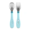 Chicco Talheres Inox Azul +18M