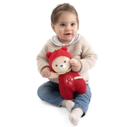 Chicco Ursinho Morango Trilingue | Peluche Interativo 6M+