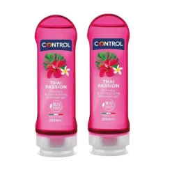 Control Pack Thai Passion Gel Massagem e Lubrificante 2x200ml | 50% Desconto 2ª Unid