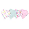 Copper Pearl Bandana Bib Set Summer | Pack 4 Babetes Algodão 3-36 Meses