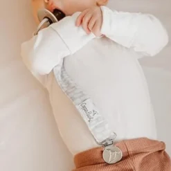 Copper Pearl Clipes para Chupeta Padrão Ace | Set de 3 Clipes para Prender na Chupeta