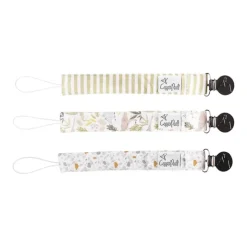 Copper Pearl Clipes para Chupeta Padrão Rex | Set de 3 Clipes para Prender na Chupeta
