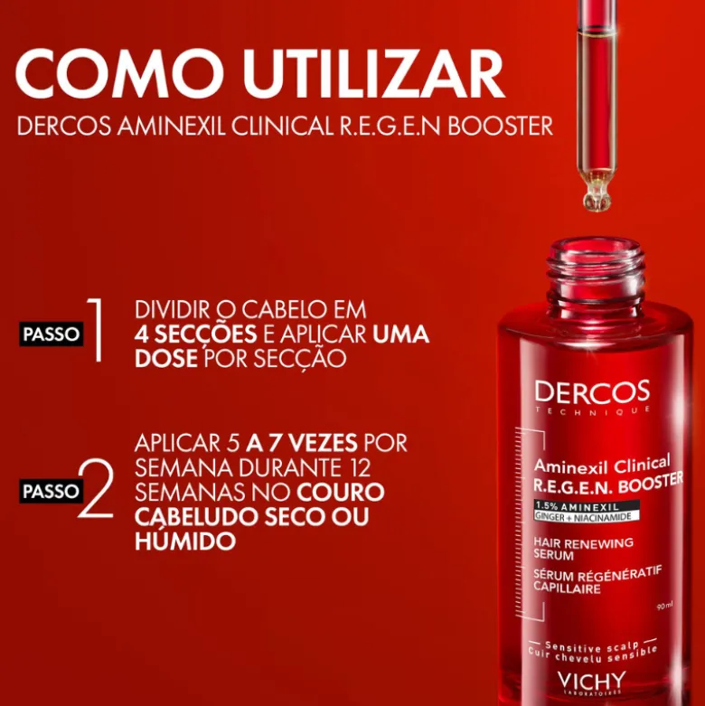 Dercos Aminexil Clinical Sérum Regenerador 90ml | Queda Capilar