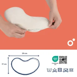 Doomoo Almofada Térmica Maternidade Snoogy Mom Cord Sand | Alívio para Menstruação, Gravidez e Pós-Parto