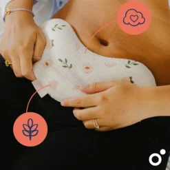 Doomoo Almofada Térmica Maternidade Snoogy Mom Pêssegos | Alívio para Menstruação, Gravidez e Pós-Parto