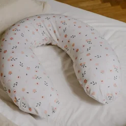 Doomoo Buddy Almofada Maternidade Pêssego | Gravidez e Amamentação Conforto