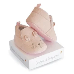 Doudou Pantufas Rato Rosa 0-6m