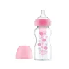 Dr. Brown's Options+ Anti-Colic Biberão Boca Larga Rosa +0M 270ml