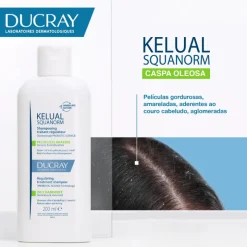 Ducray Pack Champô Kelual 400ml + Elution 200ml - Anticaspa Caspa Oleosa
