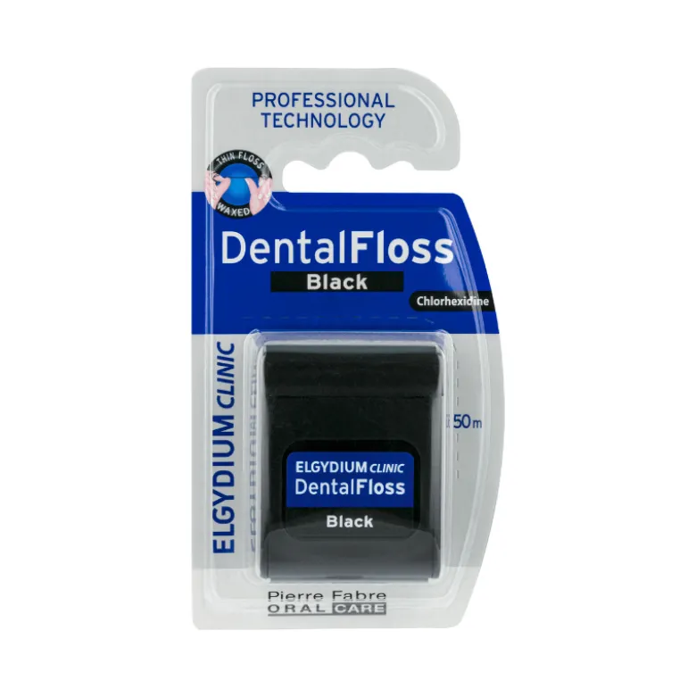 Elgydium Clinic Fita Dentária Black com Clorohexidina