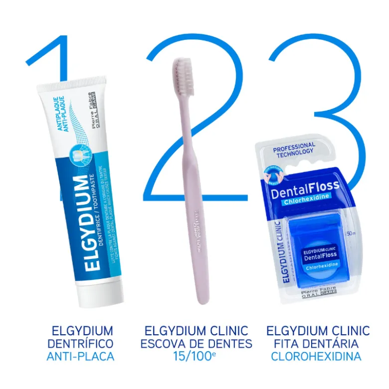Elgydium Clinic Fita Dentária Black com Clorohexidina