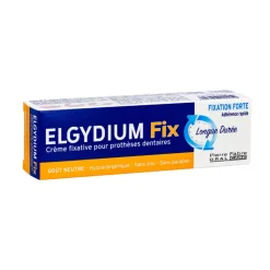 Elgydium Fix Creme Fixativo Próteses Dentárias Forte 45 g