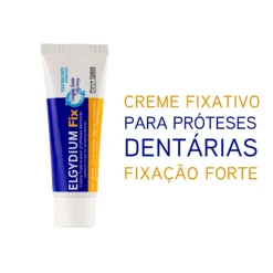 Elgydium Fix Creme Fixativo Próteses Dentárias Forte 45 g