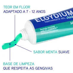 Elgydium Júnior Pasta de Dentes Sabor Menta Suave 7-12Anos 50ml