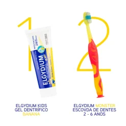 Elgydium Kids Gel Dentífrico Sabor Banana 2-6Anos 50ml