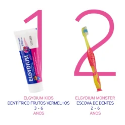 Elgydium Kids Gel Dentífrico Sabor Frutos Silvestres 3-6anos 50ml