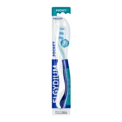 Elgydium Pocket Escova de Dentes de Viagem Média