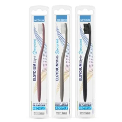 Elgydium Style Medium Reciclada Escova de Dentes Plástico Reciclado