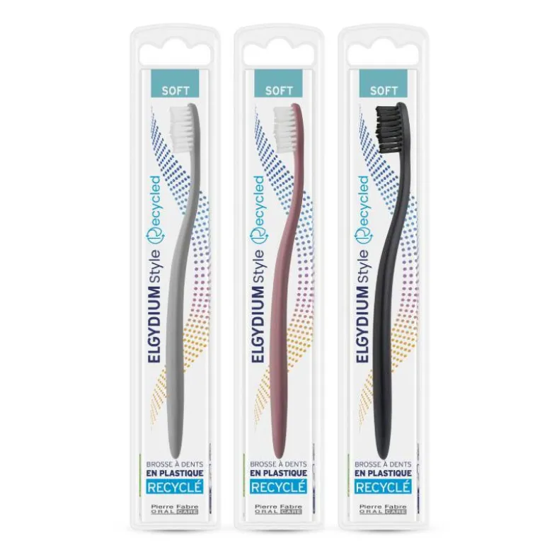 Elgydium Style Reciclada Escova de Dentes Plástico Reciclado