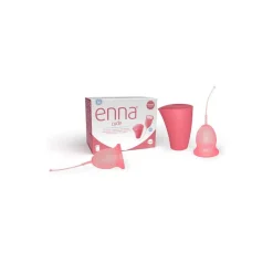 Enna Cycle Copo Menstrual e Caixa Esterilizadora S x2