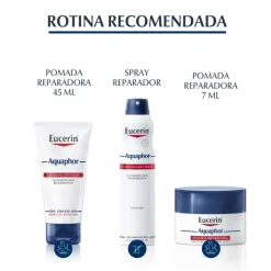 Eucerin Aquaphor Pomada Reparadora 3x7ml -20% na 3ª Uni. | Cuidado SOS para Pele Seca ou Gretada
