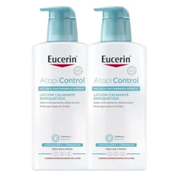 Eucerin AtopiControl Loção Calmante Enriquecida 2x400ml -50% 2ªUnid