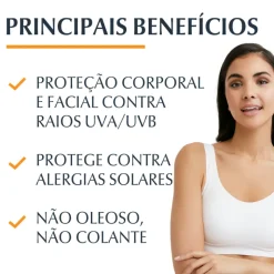 Eucerin Sun Allergy Gel-Creme SPF50+ 200ml | Protetor Solar Previne Alergias ao Sol