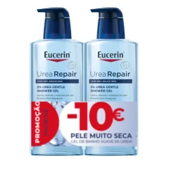Eucerin UreaRepair Gel de Banho 5% Ureia 400ml x2 -10€ Desc. | Pele Seca