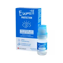 Eumill Protection Colírio 10ml | Olhos Secos e Cansados - Hidratação e Alívio Imediato da Fadiga Ocular