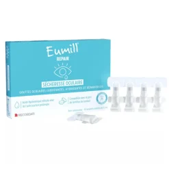 Eumill Repair Dry Eye Colírio Monodoses 10x0,5ml | Olhos Secos e Irritados | Hidratação Intensa e Reparação Ocular