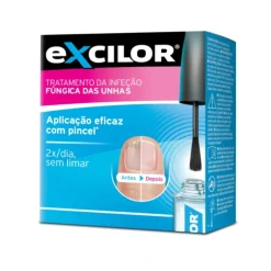 Excilor Solução Tratamento Antifúngico para Unhas 3,3ml | Com Pincel | Resultados em 2 Semanas
