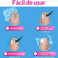 Excilor Solução Tratamento Antifúngico para Unhas 3,3ml | Com Pincel | Resultados em 2 Semanas