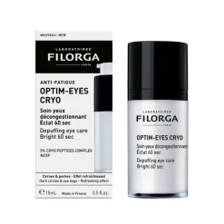 Filorga Optim-Eyes Cryo Fluido Olhos 15ml | Anti-Inchaço + Olheiras 60 Segundos - Sem perfume