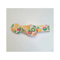 Fita com Laço Cão Branco com Frutas M