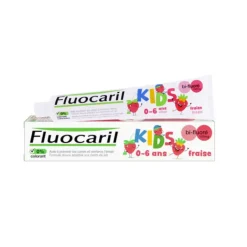 Fluocaril Kids Gel Dentífrico Morango 0-6 anos 50ml | Flúor 500ppm