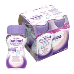 Fortimel Compact Protein Frutos Vermelhos 4x125ml | Perda moderada de peso e/ou apetite