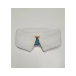 Gola Cão Verde Xadrez Com Pelo M