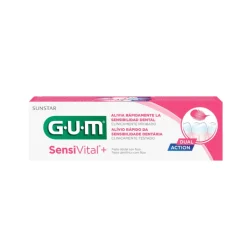 GUM SensiVital+ Pasta Dentífrica 75ml | Alívio da Sensibilidade Dentária | Sem Álcool
