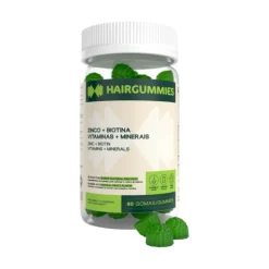 Hairlox Hairgummies | 60 Gomas Vegan para Cabelo, Pele e Unhas