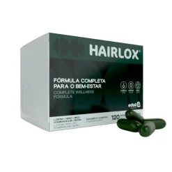 Hairlox Suplemento Alimentar 120 Cápsulas | Para Cabelo e Unhas | Com Biotina + Zinco + L-Cistina