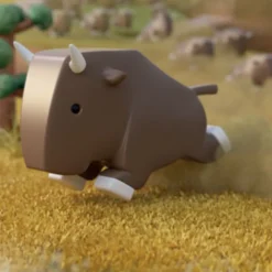 Halftoys Construção Magnética Gnu | Brinquedo Educativo Anatomia Animal | 3+ Anos