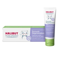 HALIBUT Muda Fraldas Pomada Regeneradora 45ZN 50g | Para Peles Sensíveis ou Atópicas