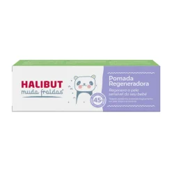 HALIBUT Muda Fraldas Pomada Regeneradora 45ZN 50g | Para Peles Sensíveis ou Atópicas