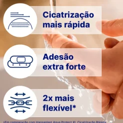 Hansaplast Second Skin Protection Pensos Hidrocoloides 10 Unidades | 100% à prova de água
