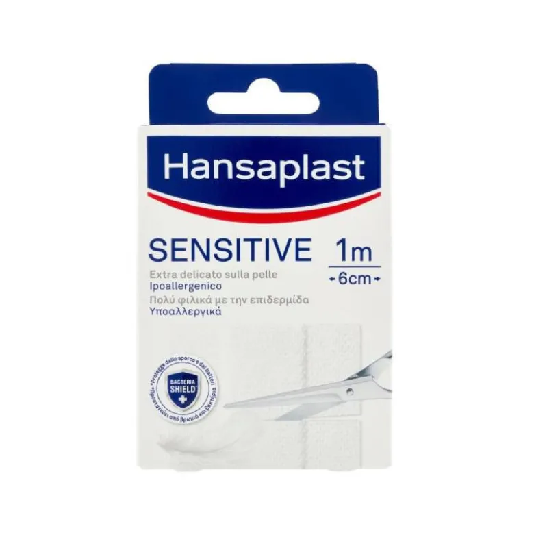 Hansaplast Sensitive Banda 1mx6cm