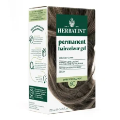 Herbatint 6C Louro Escuro Cinza | Neutraliza Reflexos Dourados Sem Amoníaco